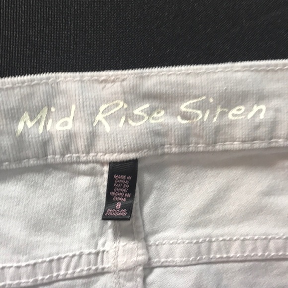 Victoria’s Secret light grey corduroy jeans size 8 - Picture 4 of 4